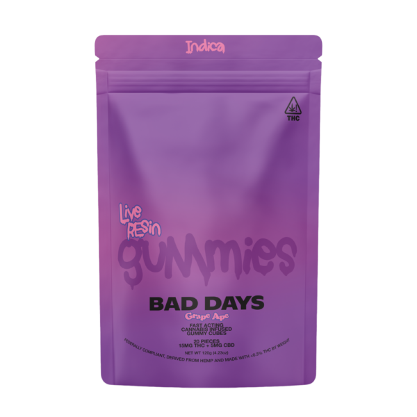 Bad Days Grape Ape Live Resin Gummies