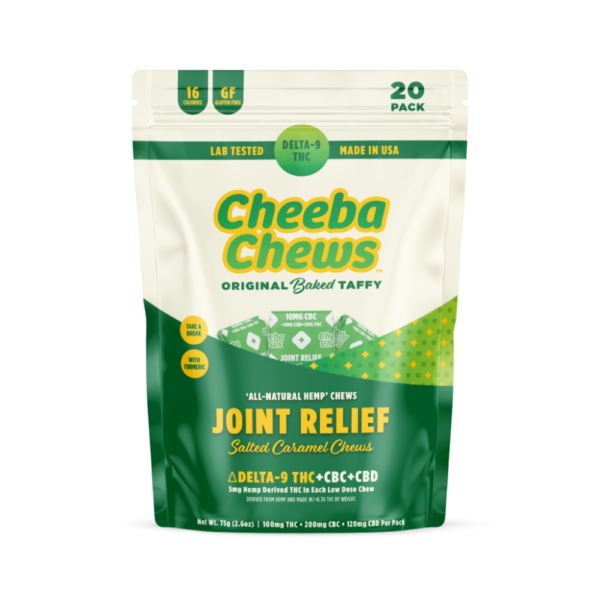 Cheeba Chews Delta-9 Joint Relief Chews - Salted Caramel Taffy