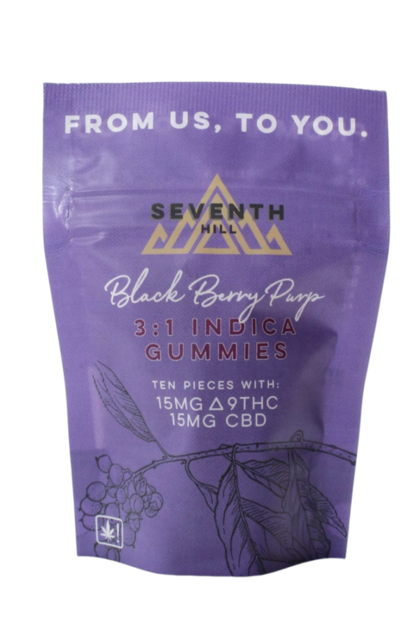 Seventh Hill 3:1 Indica Gummies