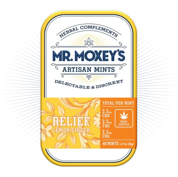 Mr. Moxey's Mints Relief Lemon Ginger Mints