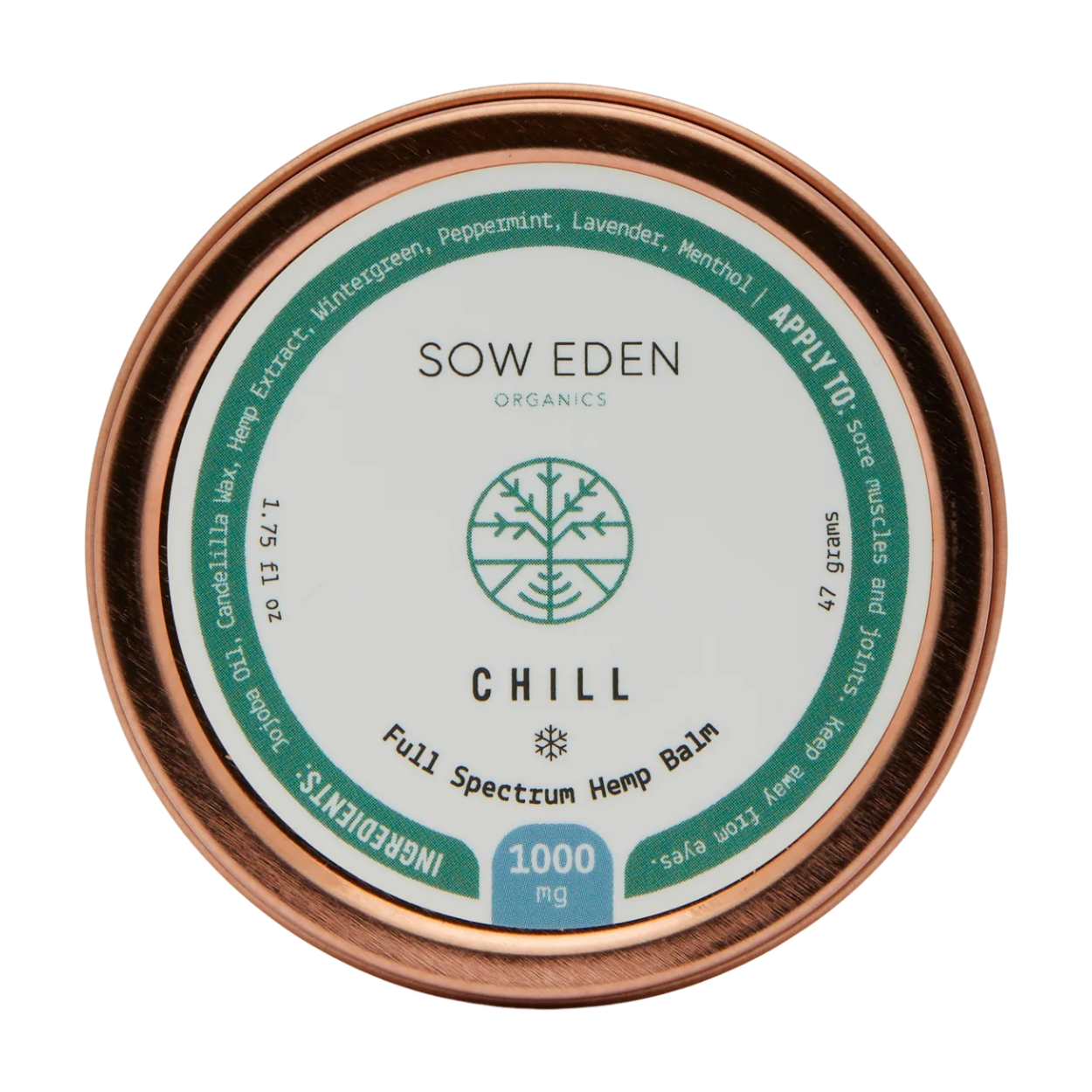 Sow Eden Chill Full Spectrum CBD Balm