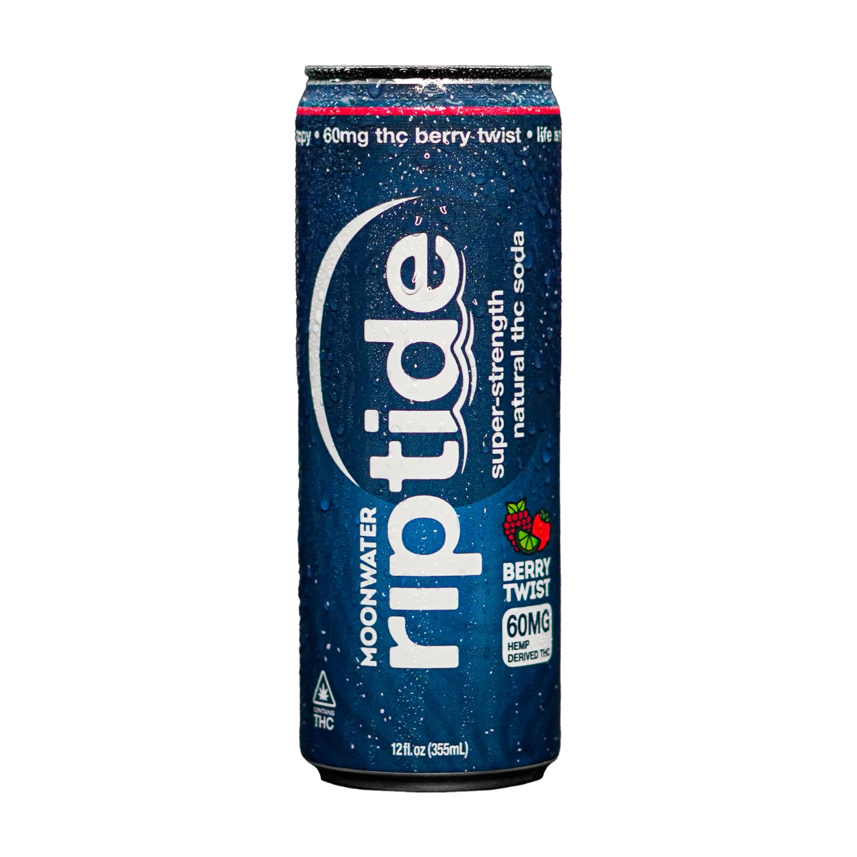 Moonwater Riptide Natural THC Sodas