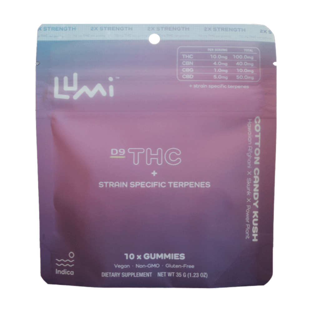 Lumi Cotton Candy Kush Indica Gummies
