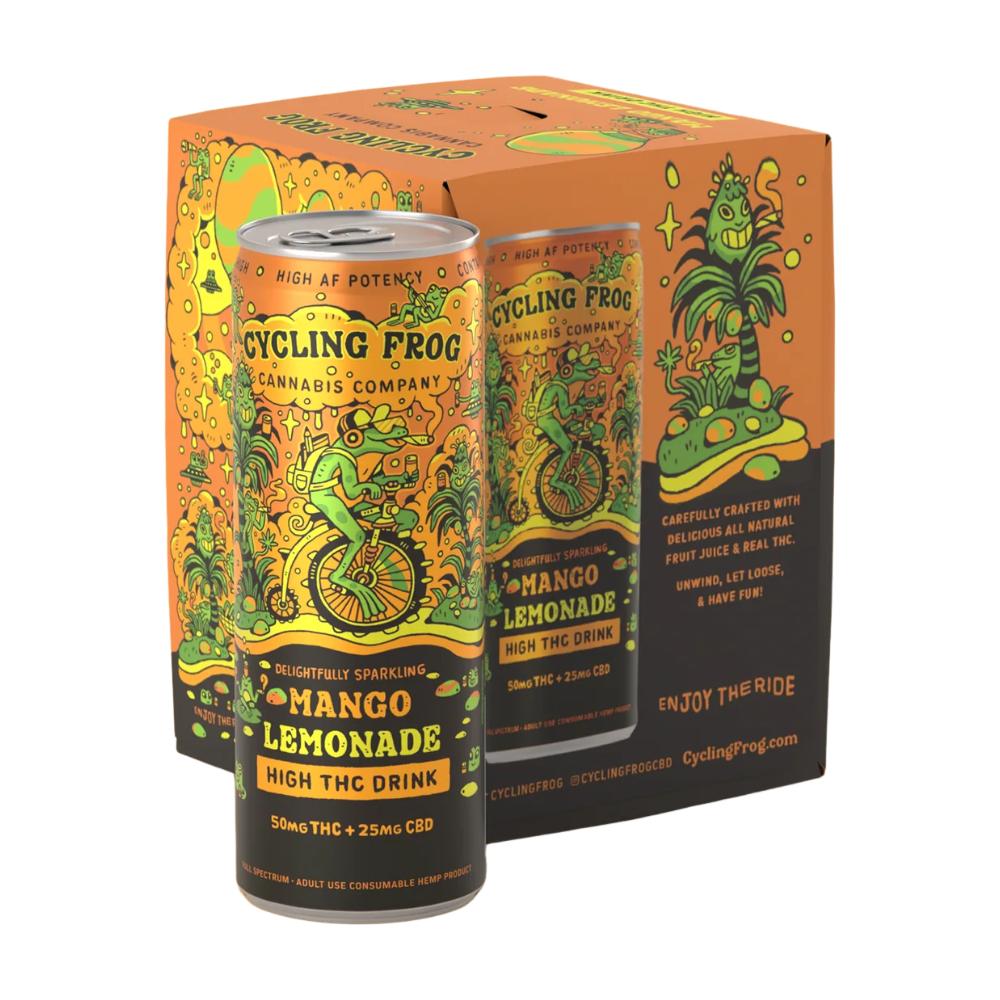 Cycling Frog Mango Lemonade 50mg THC Drink