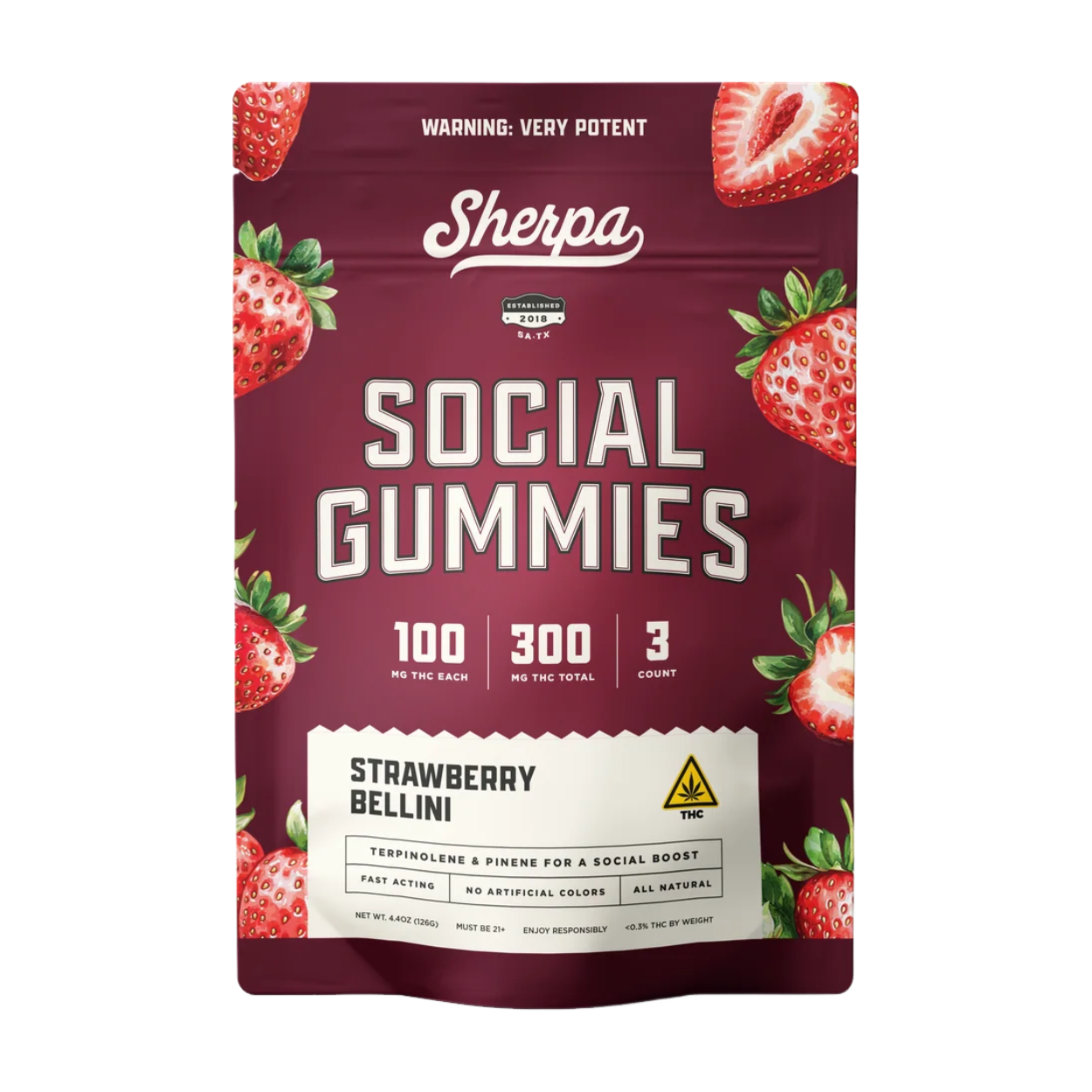 Sherpa 100mg Gummy Single Pack
