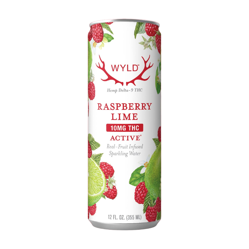 Wyld Active Raspberry Lime Sparkling Water