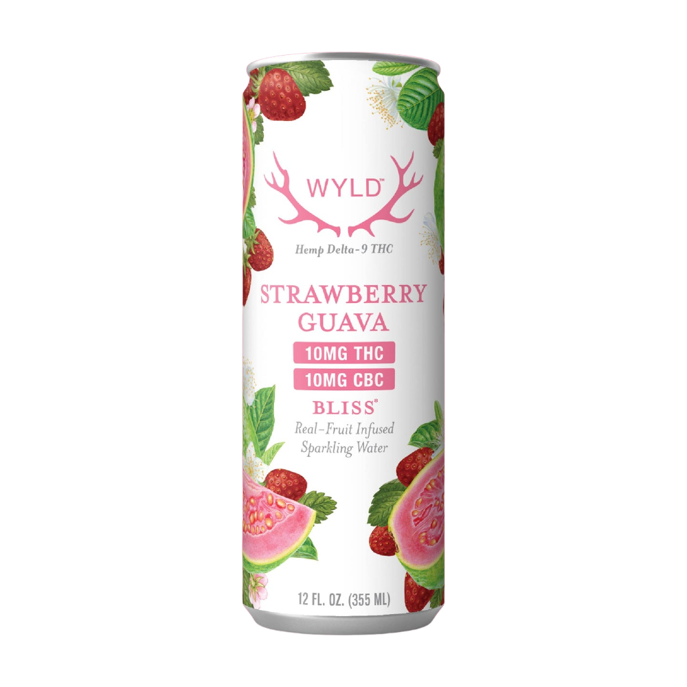 Wyld Bliss Strawberry Guava Sparkling Water